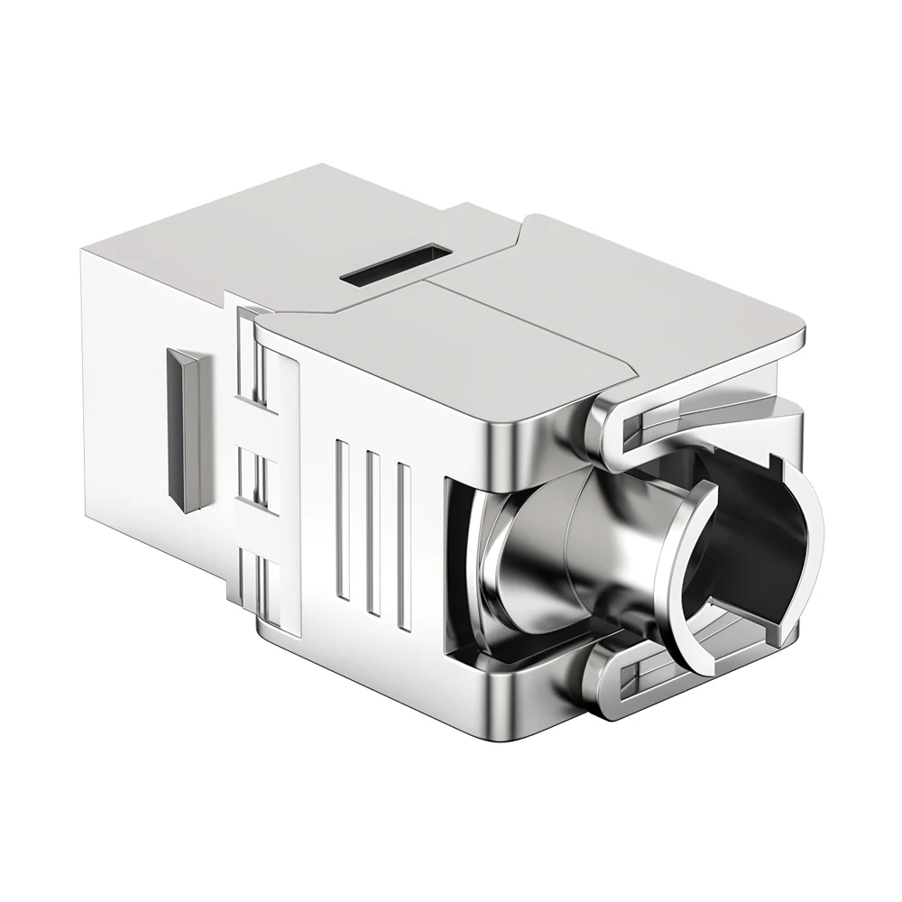 CAT6A FTP Toolless Keystone Jack Shielded RJ45 50U Gold Plated