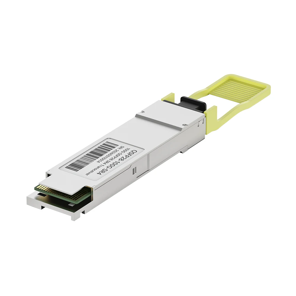 100G QSFP28 SR4 Optical Transceiver 100m MPO MMF 850nm