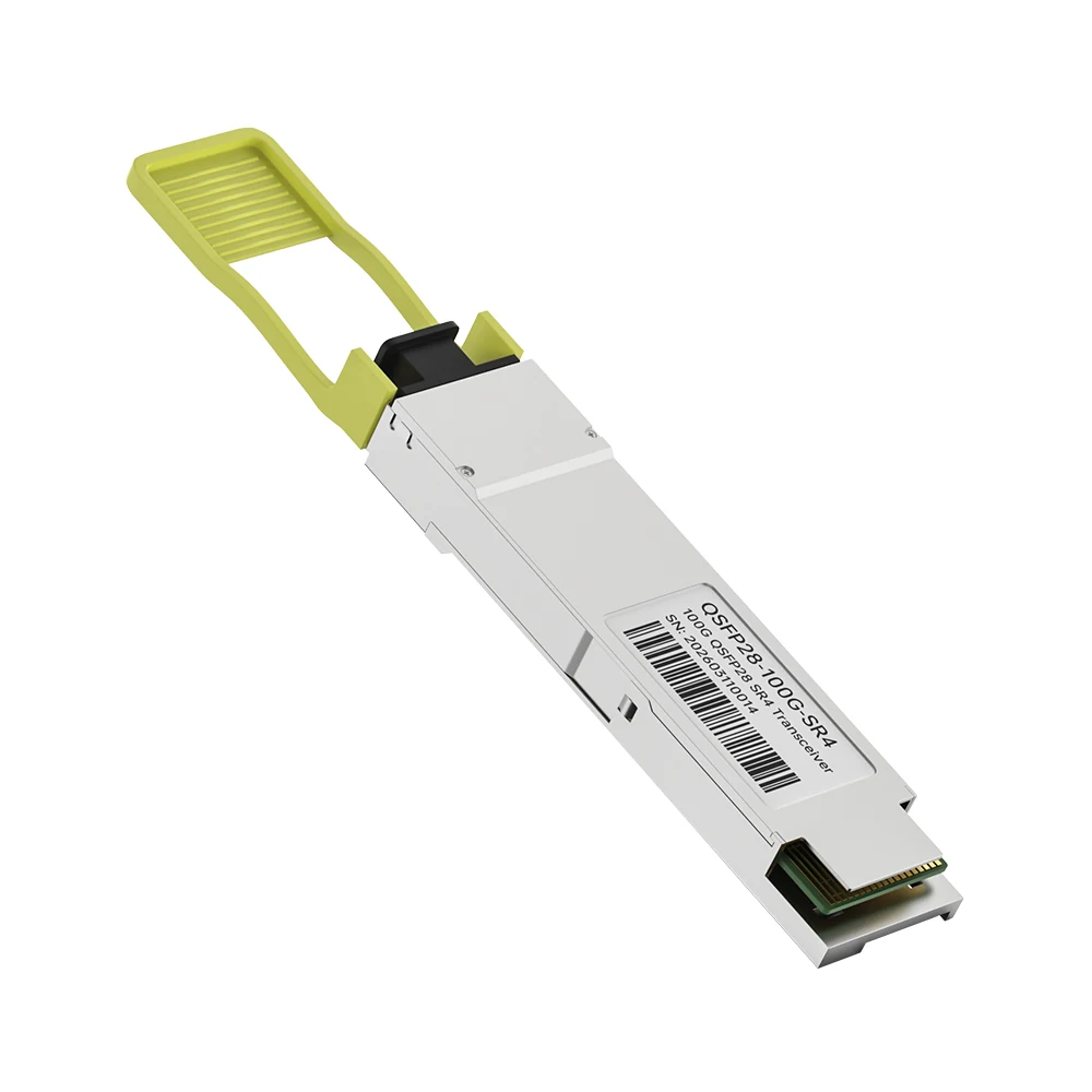 100G QSFP28 SR4 Optical Transceiver 100m MPO MMF 850nm